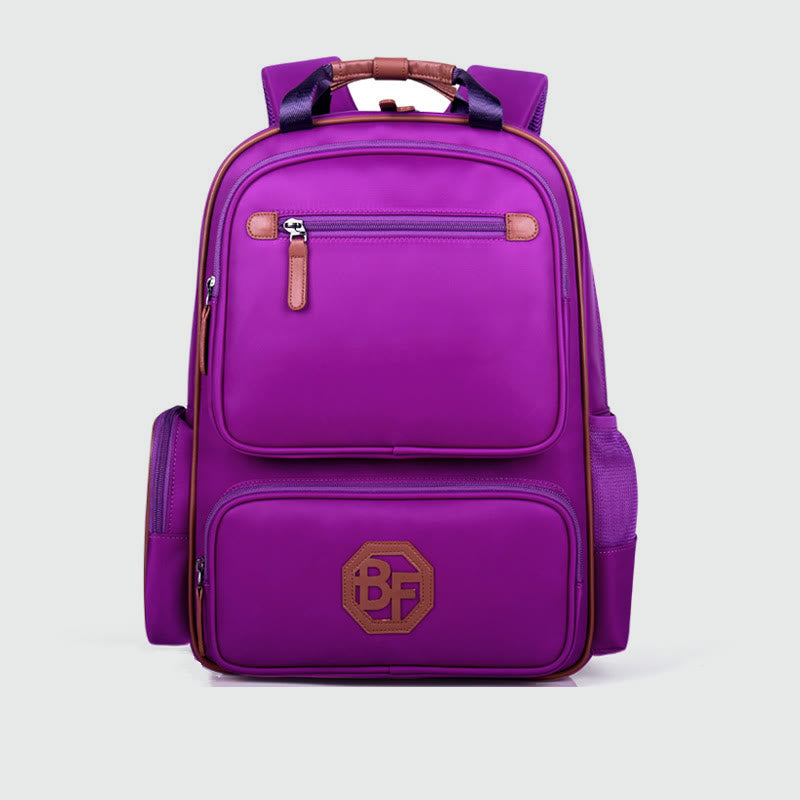 Rucksack für Schulkinder, großes Fassungsvermögen, wasserdichter Tagesrucksack aus Stoff