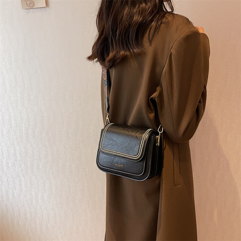 Handytasche für Damen mit breiten Trägern, Umhängetasche für den täglichen Bedarf
