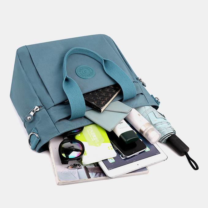 Damen Leichte wasserdichte Handtasche mit mehreren Taschen Umhängetasche Schultertasche Geldbörsen