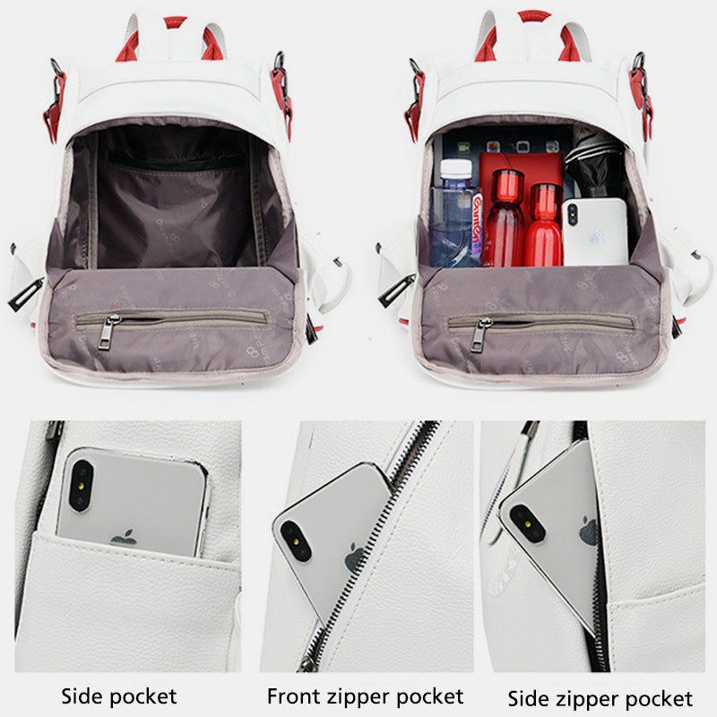 Multifunktionaler, stahlsicherer, robuster Umhängetaschen-Rucksack mit großer Kapazität