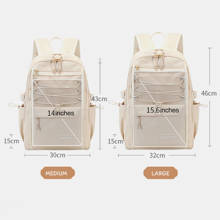 Leichte Schultasche, lässiger Tagesrucksack, College-Laptop-Rucksack, Büchertasche, Reise-Tagesrucksack