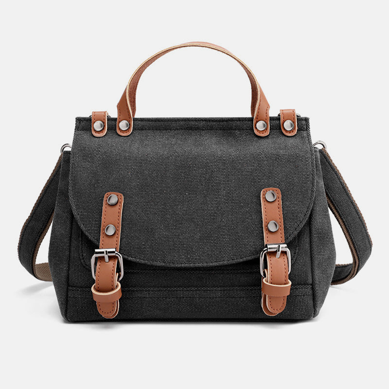 Canvas große Kapazität Vintage Umhängetasche Handtasche