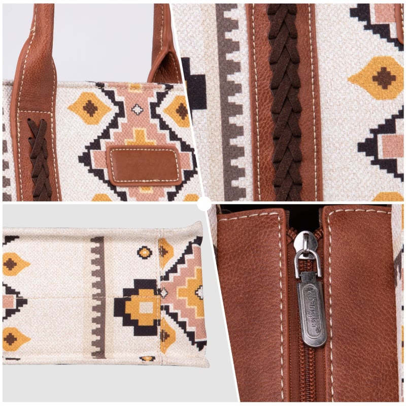 Böhmische Handtasche für Damen, breiter Riemen, vielseitig verwendbar, Umhängetasche