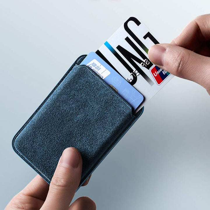 Alcantara Wildleder MagSafe Kartenhalter