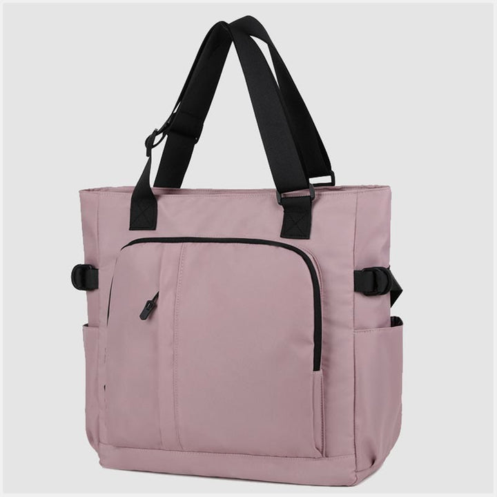 Einkaufstasche für Damen und Herren, minimalistische, lässige, einfarbige Aufbewahrungstasche