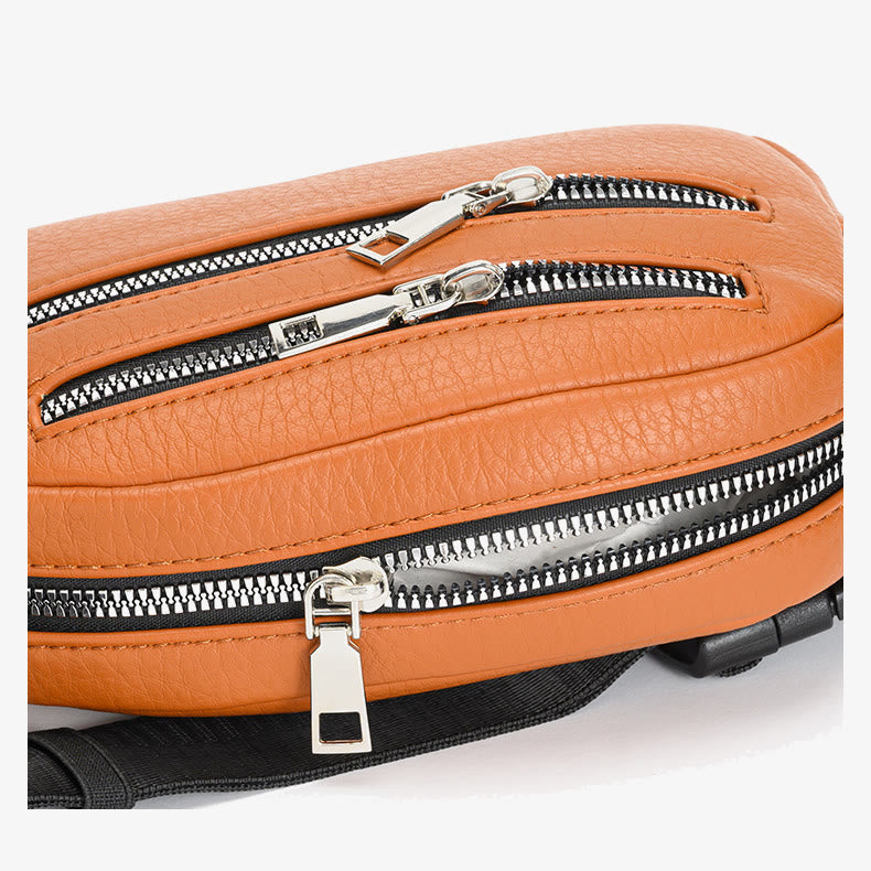 Multifunktionale Sport-Gürteltasche für Herren, einfarbig, Umhängetasche
