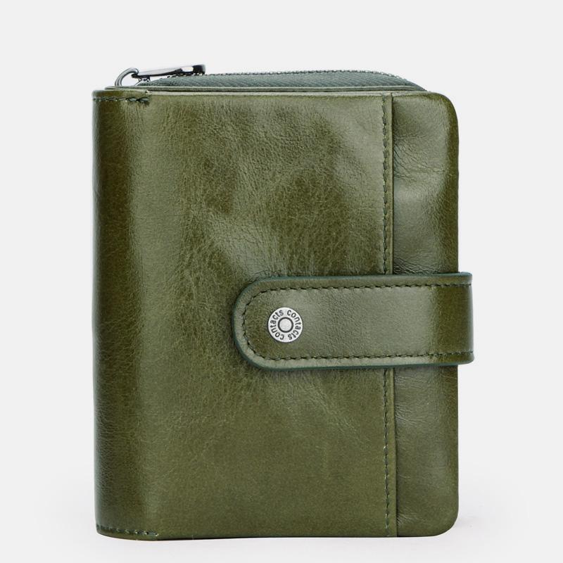 RFID Multifunktionale Leder Vintage Geldbörse