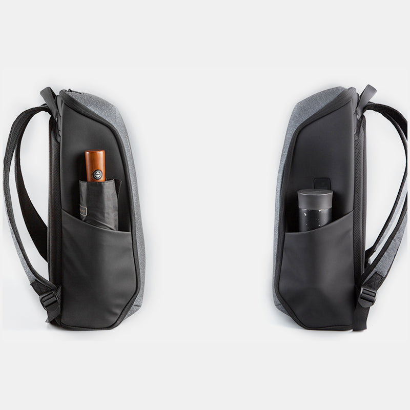 Zusammenklappbarer, wasserdichter, stahlsicherer Reiserucksack mit USB-Ladeanschluss