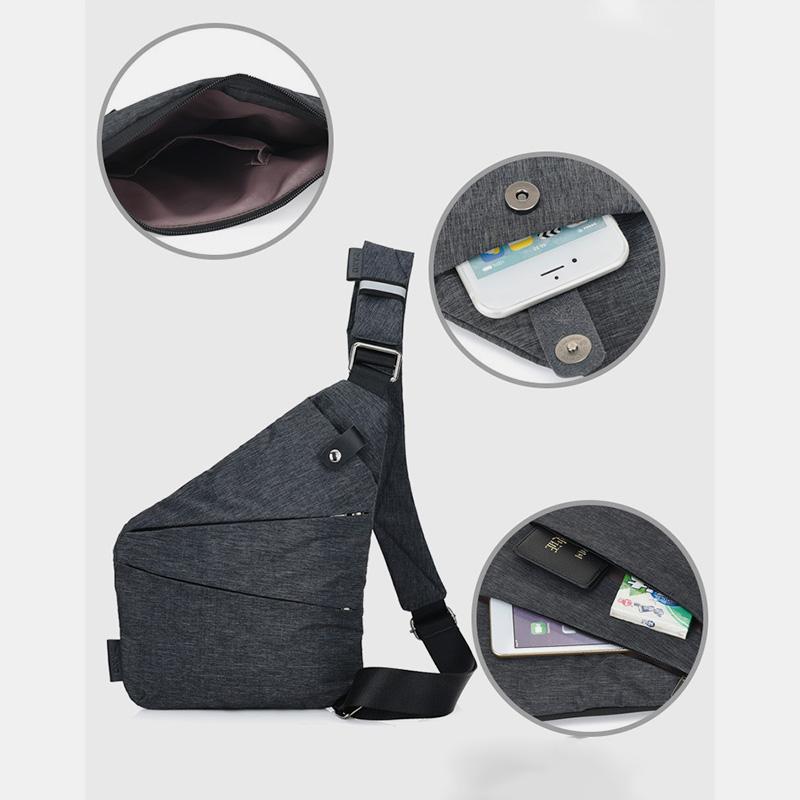 Multifunktionale wasserdichte Schultertasche Brusttasche Sport