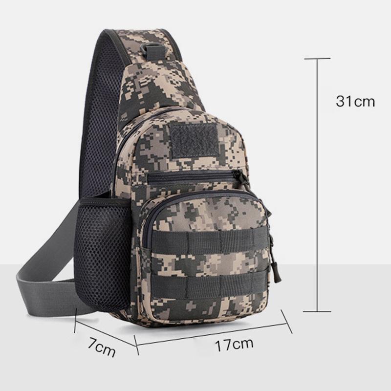 Camouflage Wasserdichte Multifunktionale Schultertasche Für Den Außenbereich