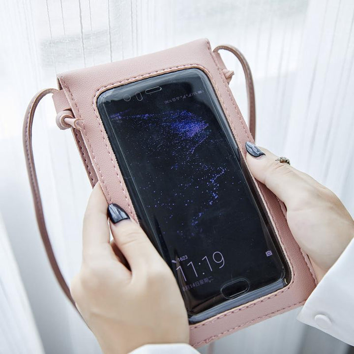 Umhängetasche für Mobiltelefone, Touchscreen-Tasche