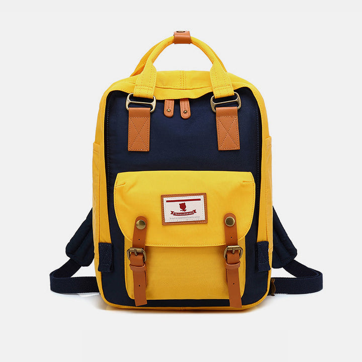 Wasserdichter Reiserucksack im Vintage-Stil im College-Stil