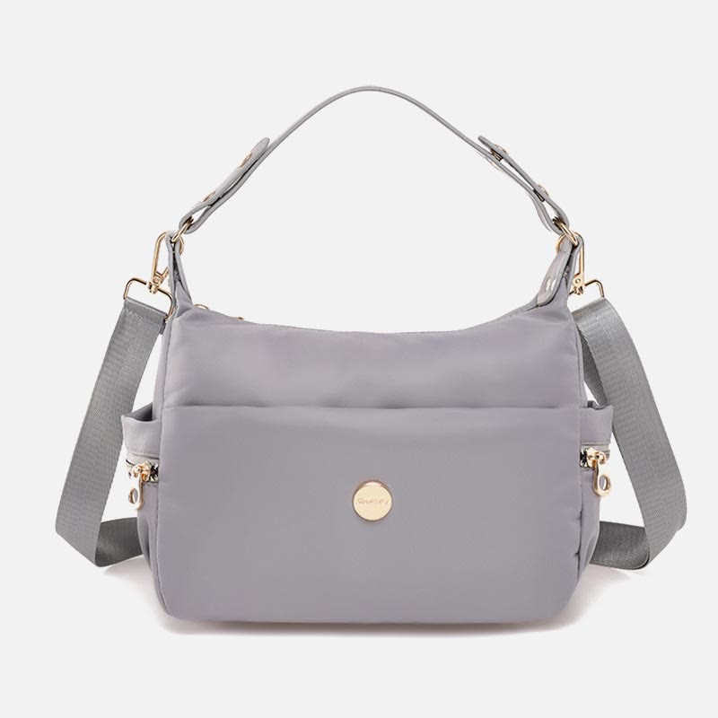 Umhängetasche für Damen, Rosa, leicht, mehrere Taschen, lässige Einkaufshandtasche