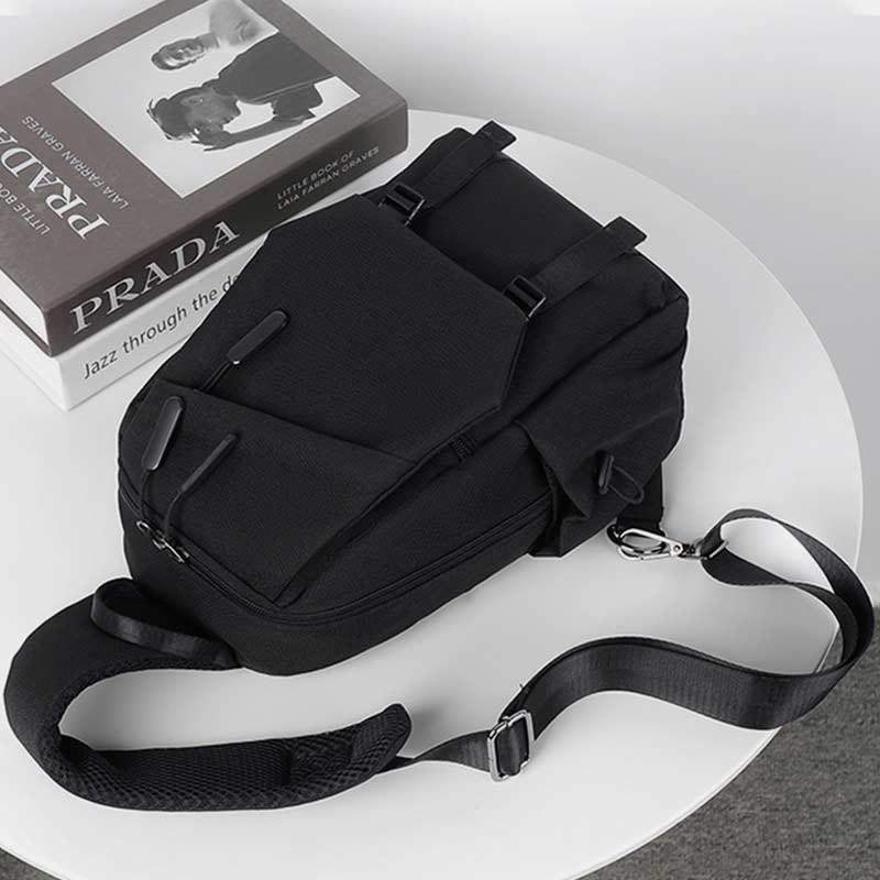 Schultertasche für Herren, abriebfest, lässiger Oxford-Umhängerucksack