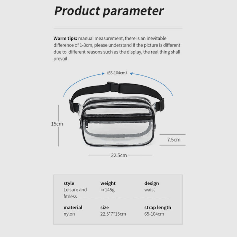 Gürteltasche für Outdoor-Sportarten, horizontale, wasserdichte, lässige Telefontasche