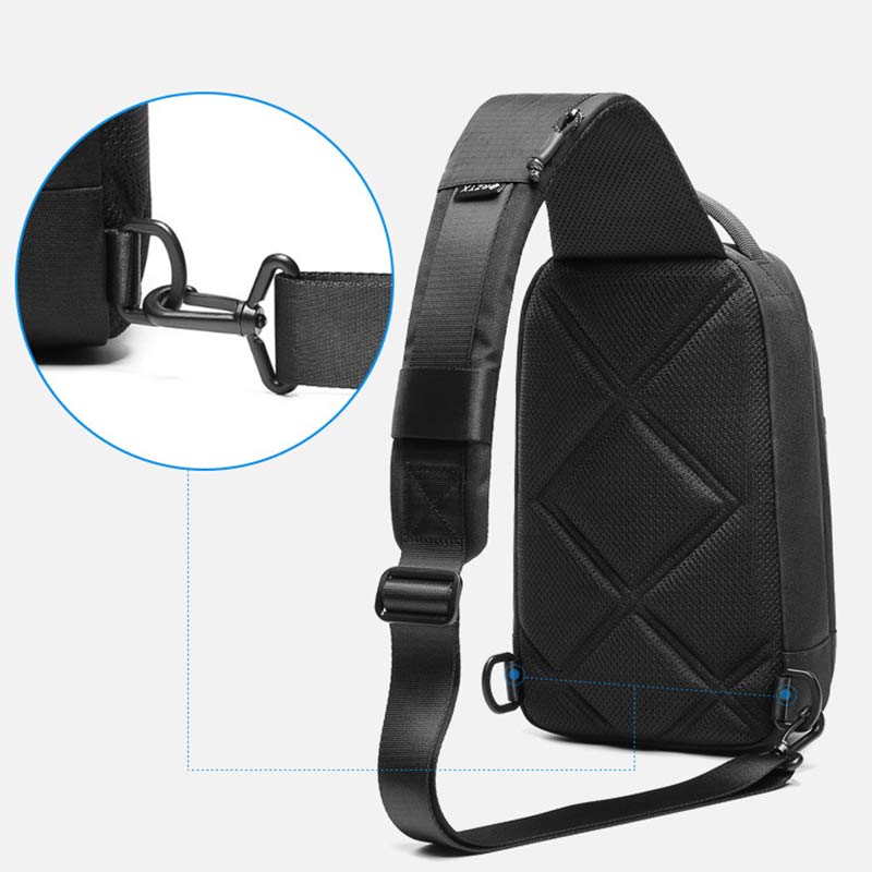 Premium Sling Bag Crossbody Anti-Diebstahl Wasserabweisend Minimalistische Tragetasche für jeden Tag