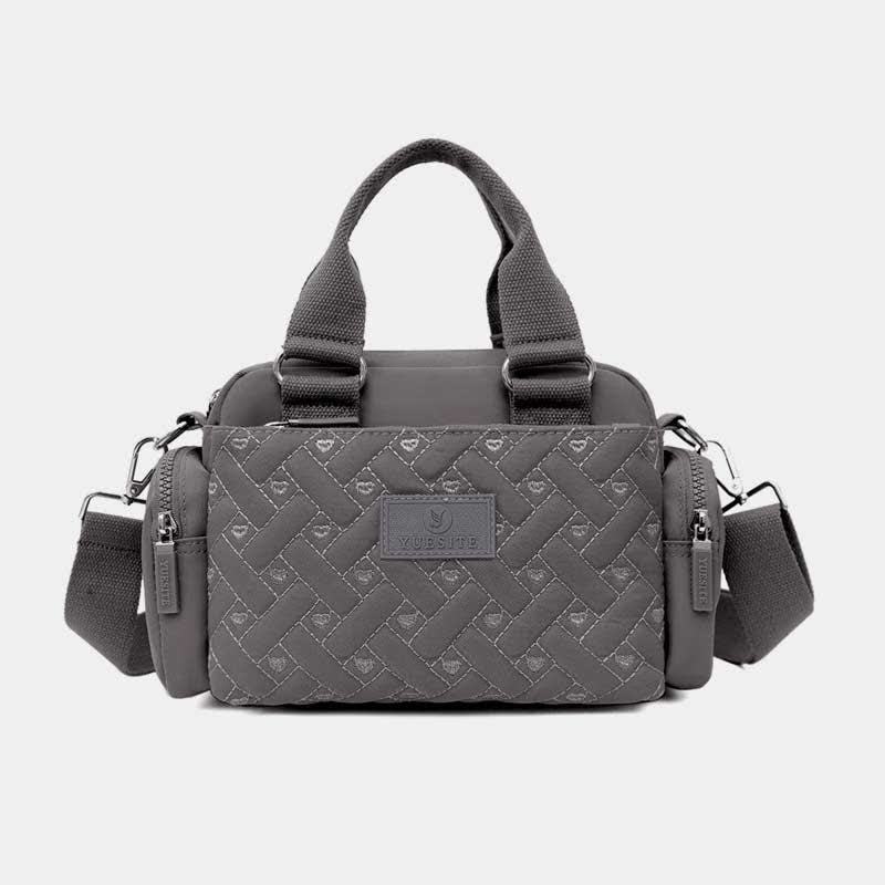 Leichte, mehrere Taschen aufweisende Damen-Geldbörsen, wasserdichte, gesteppte Umhängetasche