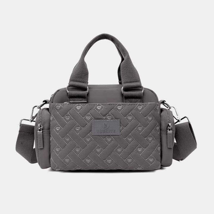 Leichte, mehrere Taschen aufweisende Damen-Geldbörsen, wasserdichte, gesteppte Umhängetasche