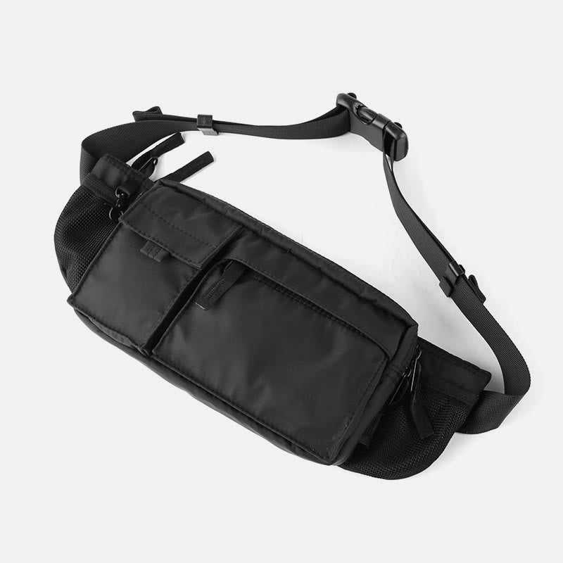 Gürteltasche für Herren, einfarbig, Oxford-Umhängetasche