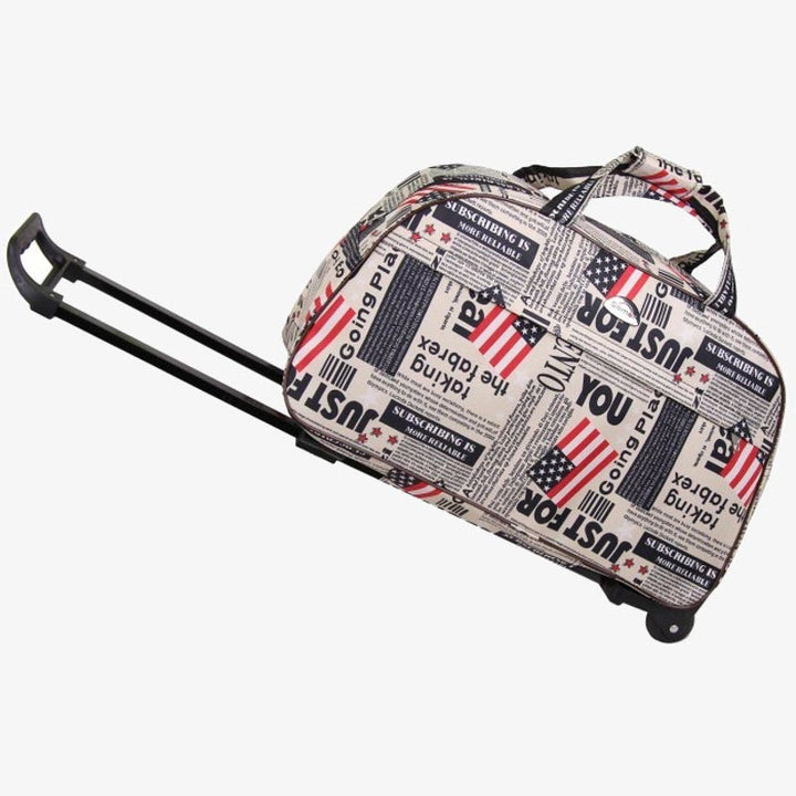 Reisetasche mit Zugstange in mehreren Stilen, wasserdichte Reisetasche