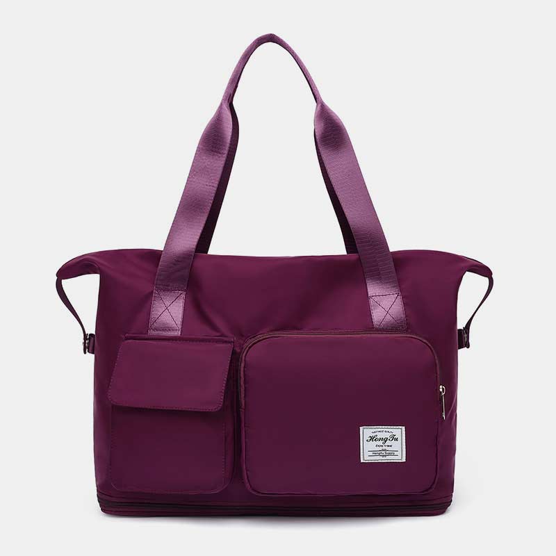 Tragbare Reisetasche mit großem Fassungsvermögen für Damen und Herren, faltbare Reisehandtasche