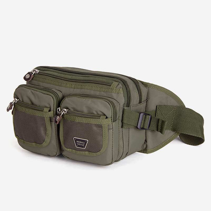 Robuste, lässige Hüfttasche mit mehreren Taschen und großem Fassungsvermögen