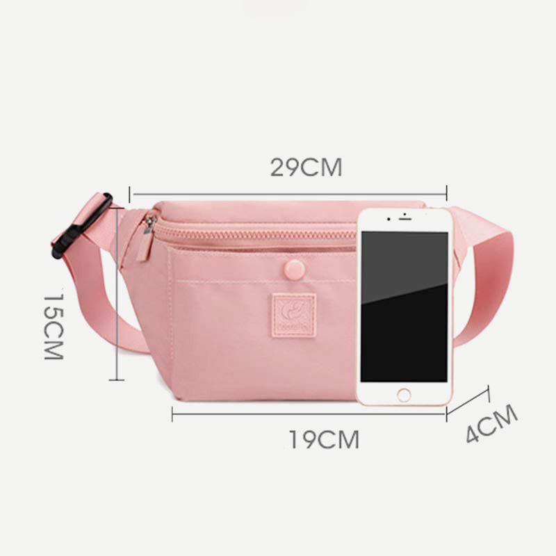 Leichte Hüfttasche für Damen, wasserdicht, für Reisen und Sport, Brusttasche