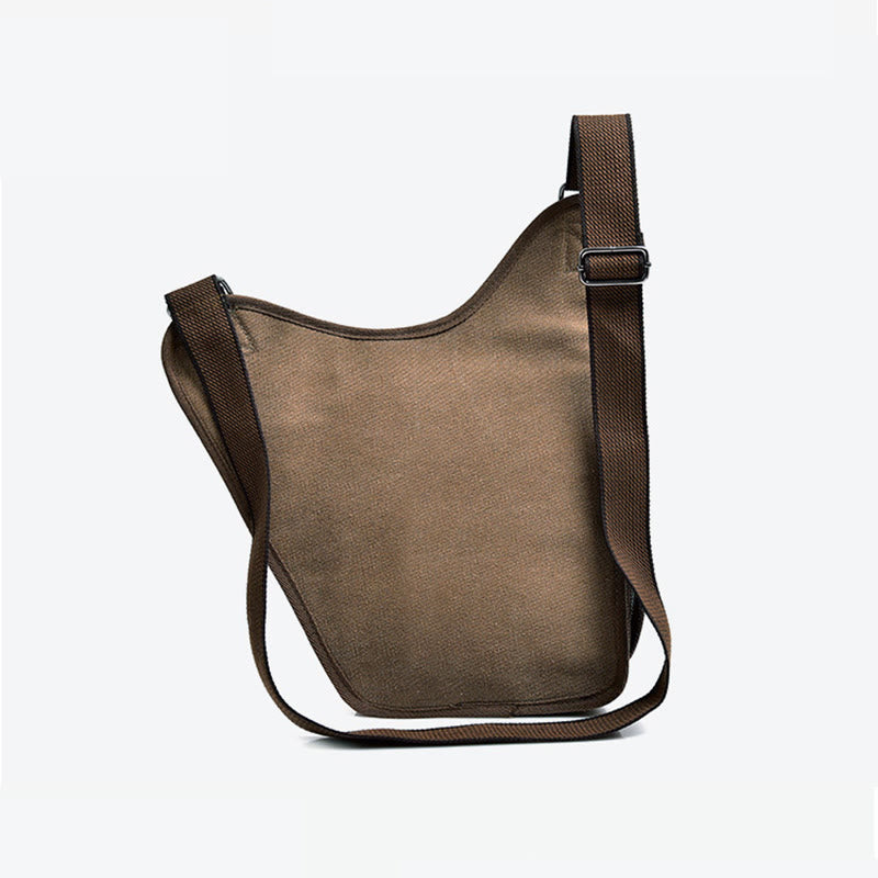 Umhängetasche für Herren, Retro, multifunktionale Umhängetasche aus Canvas für den täglichen Gebrauch