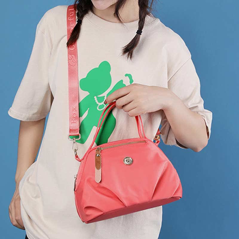 Kleine Umhängetasche aus Nylon, leicht, wasserdicht, Schulterhandtasche für Damen und Mädchen