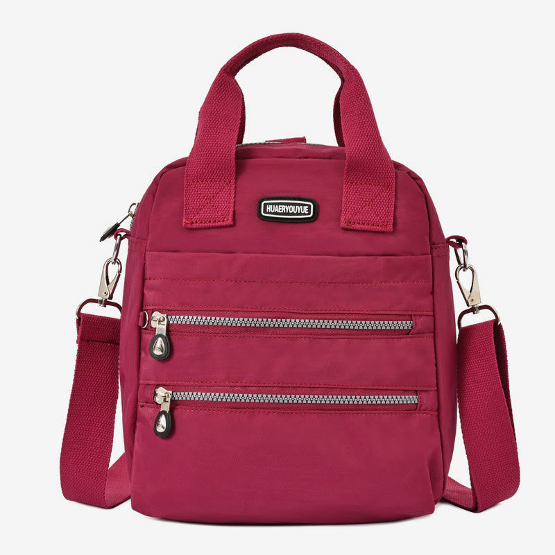 Mehrzweck-Rucksack für Damen, wasserdichte, tragbare Schultertasche aus Nylon