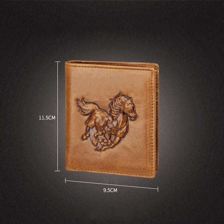 Echtes Leder Krokodil Gravur Brieftasche Retro Bifold Brieftasche