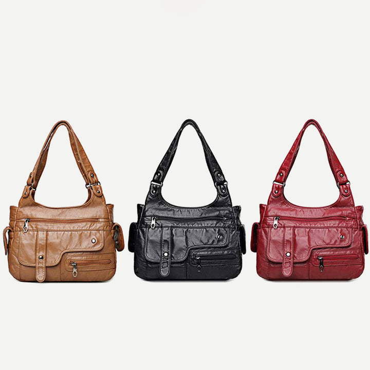 Damen Handtasche und Geldbörse Große Hobo Bag mit Doppelfach