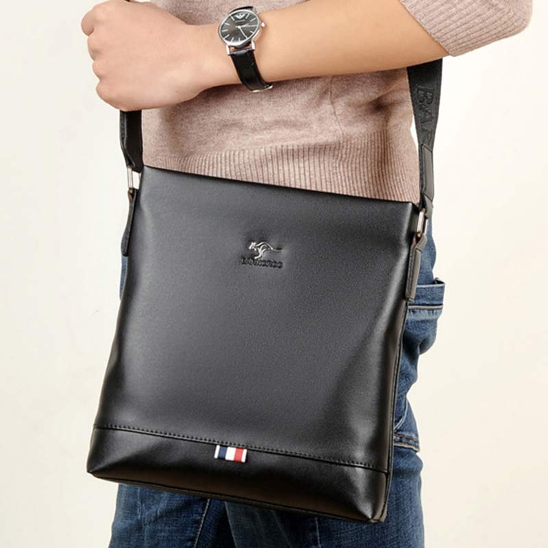 Herren Umhängetasche Umhängetasche Weiches Leder Reisetasche Sling Pack