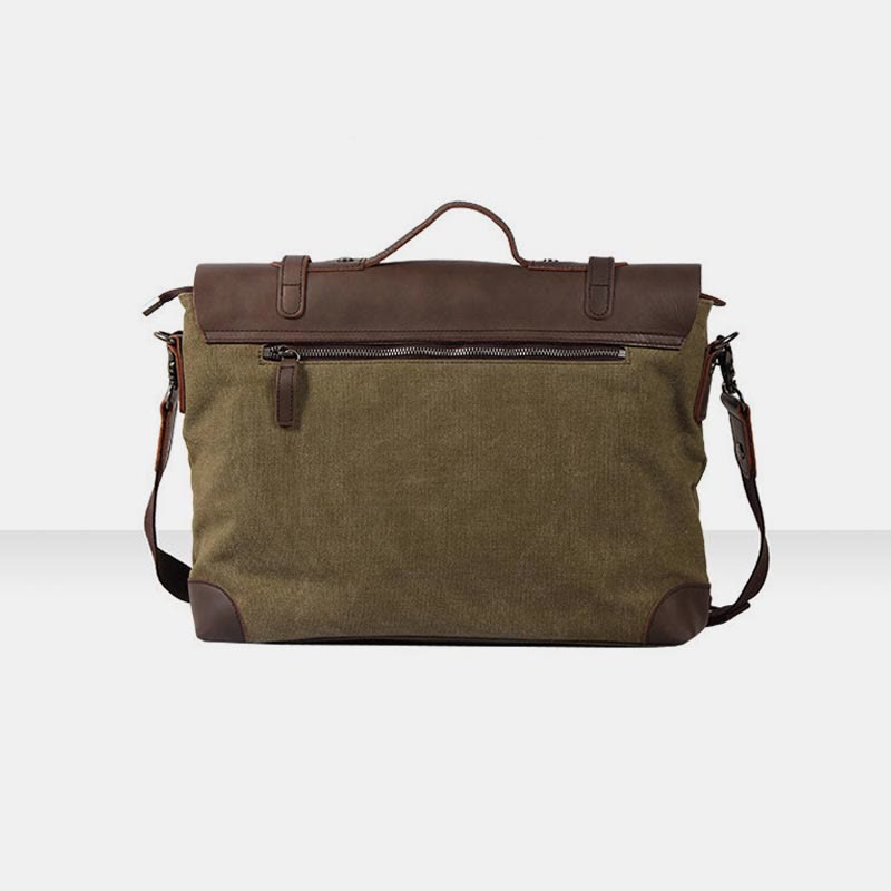 Umhängetasche für Herren, Canvas, lässig, Vintage, Dokumententasche