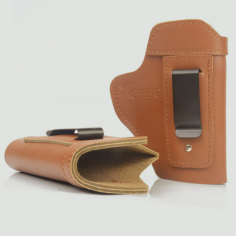 Holster für Outdoor-Taktiken Rindsleder Leder Unsichtbare Quick Draw Holster