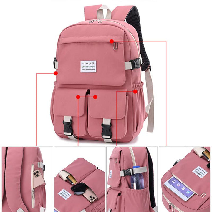 Essentials-Rucksack für Erwachsene, Unisex, mit Laptopfach, für Reisen, Arbeit und Schule