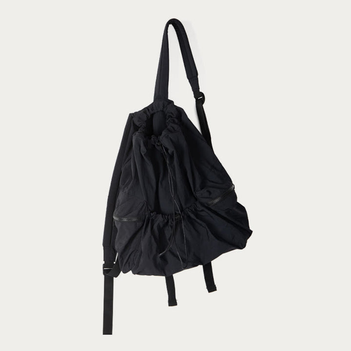 Rucksack für Damen, Nylon, Kordelzug, leicht, lässig, Reisetasche