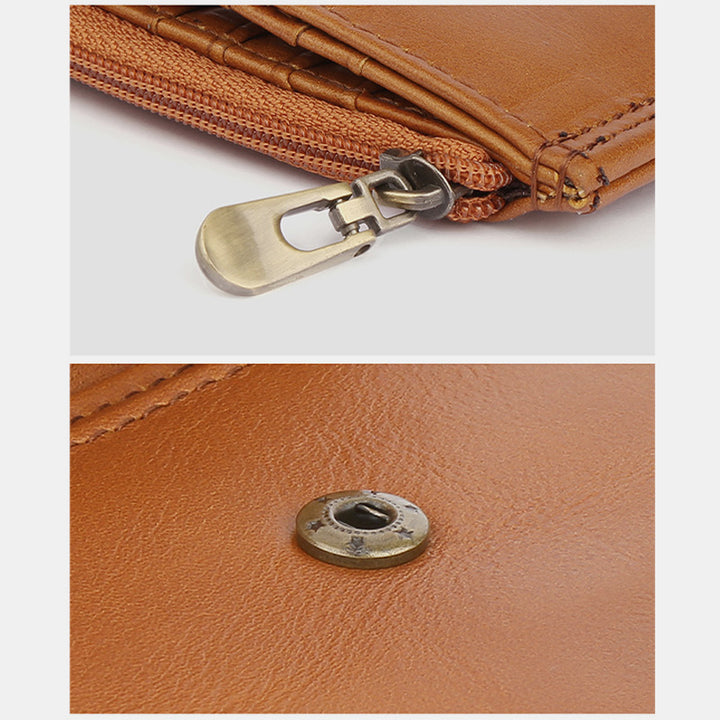 RFID-Diebstahlschutz Vintage-Geldbörse Kartenhalter
