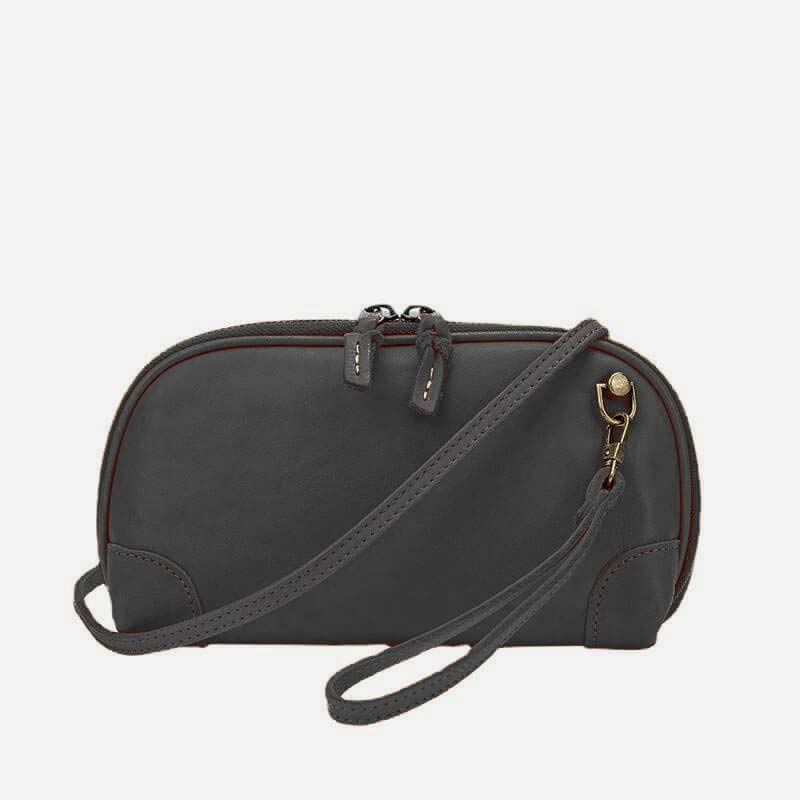 Geldbörsen mit mehreren Taschen für Damen, Retro-Mini-Umhängetasche aus Leder