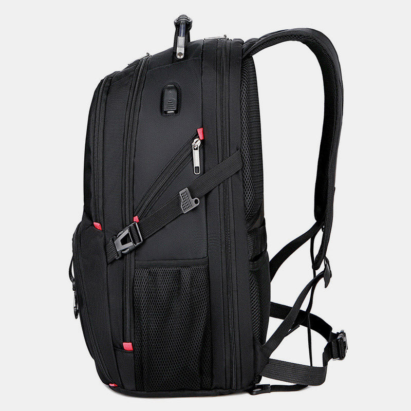 Extragroßer Business-Laptop-Rucksack mit mehreren Taschen und USB-Ladegerät