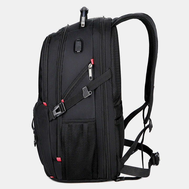 Extragroßer Business-Laptop-Rucksack mit mehreren Taschen und USB-Ladegerät