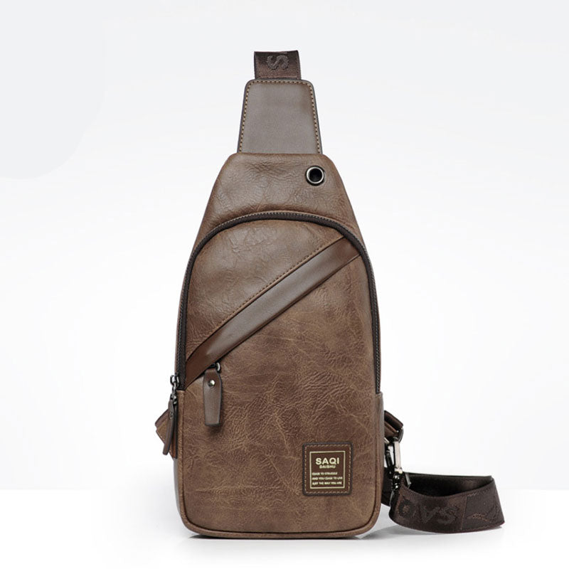 Vintage Schultertasche mit großem Fassungsvermögen