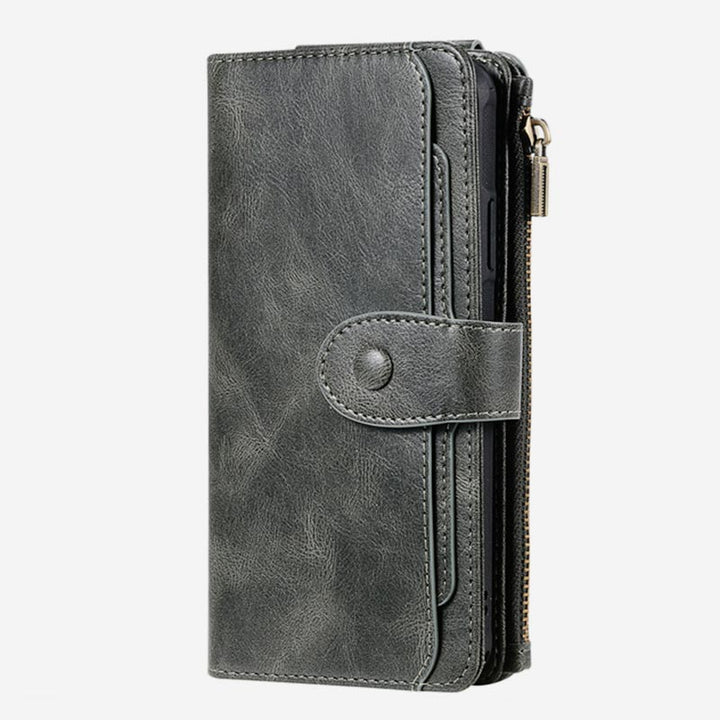 Abnehmbare magnetische Vintage-Brieftaschenhülle für das iPhone