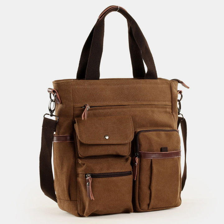 Lässige Umhängetasche mit mehreren Taschen