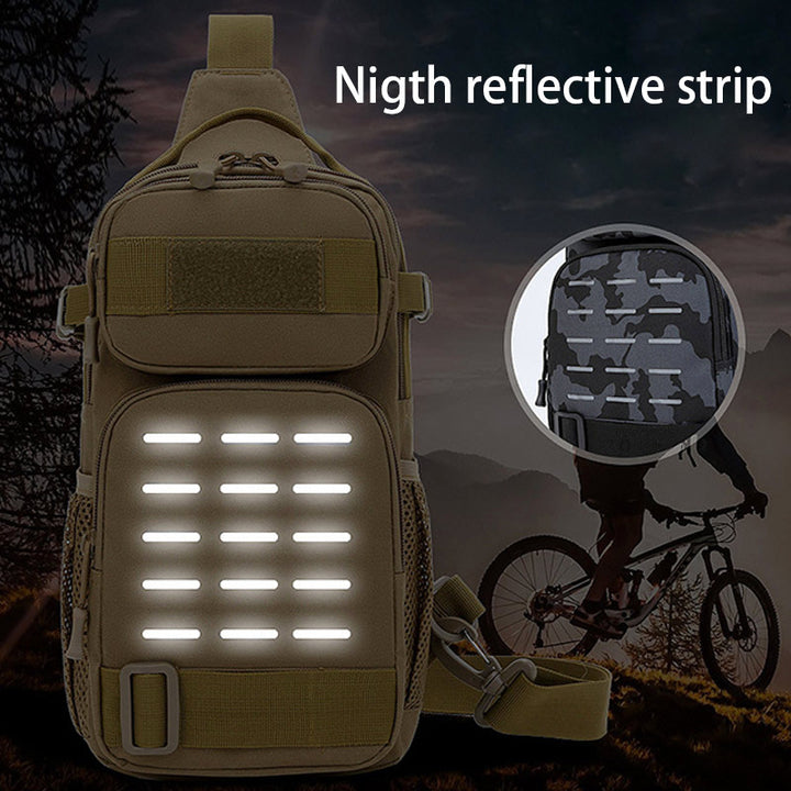 Wasserdichte, langlebige taktische Camouflage-Schultertasche mit reflektierendem Riemen
