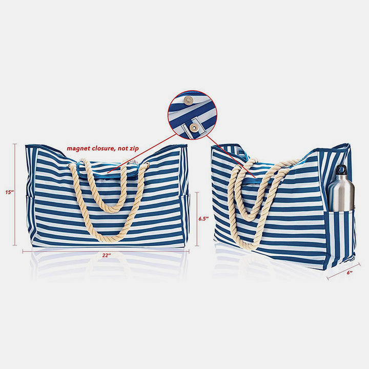 Extra große Strandtasche, wasserdicht, sanddicht, für Schwimmbecken, Handtasche