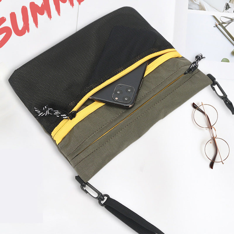 Umhängetasche für Herren, Vintage, klein, leicht, Handytasche, Geldbörse