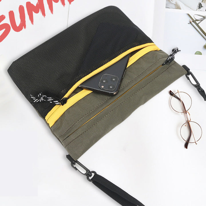 Umhängetasche für Herren, Vintage, klein, leicht, Handytasche, Geldbörse