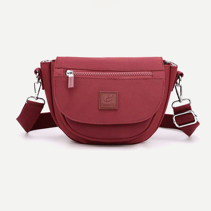 Wasserdichte Nylon Sattel Tasche Kleine Crossbody Schulter Sling Geldbörse
