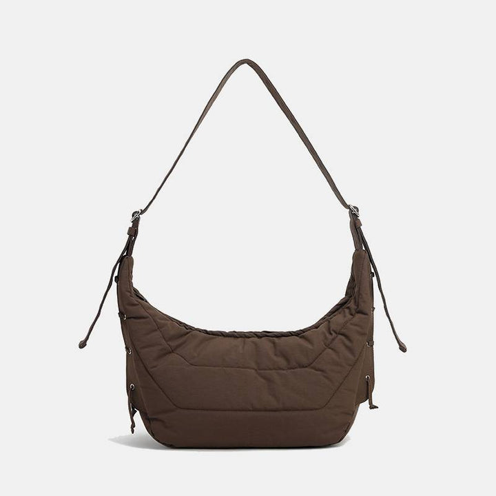 Minimalistische Unterarmtasche für Damen, weiche Oxford-Umhängetasche für Pendler
